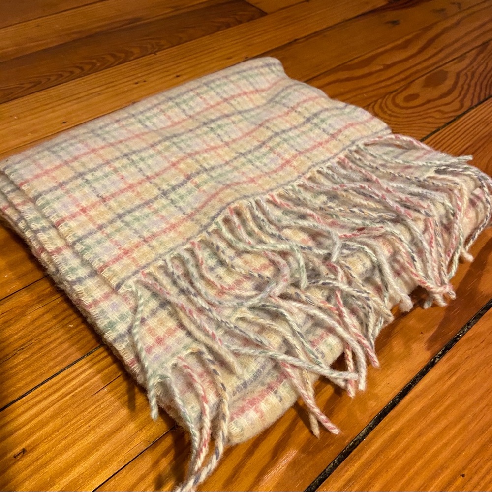 NWOT Lambswool Scarf • Made in Scotland